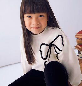 Bow Sweatshirt & Leggings Set