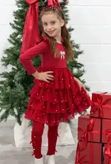 Christmas Pearl Tutu Dress
