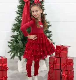 Christmas Pearl Tutu Dress