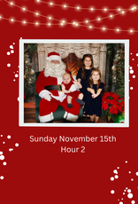 Santa Timeslot Sunday Nov. 15th Hour 2