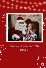 Santa Timeslot Sunday Nov. 15th Hour 3