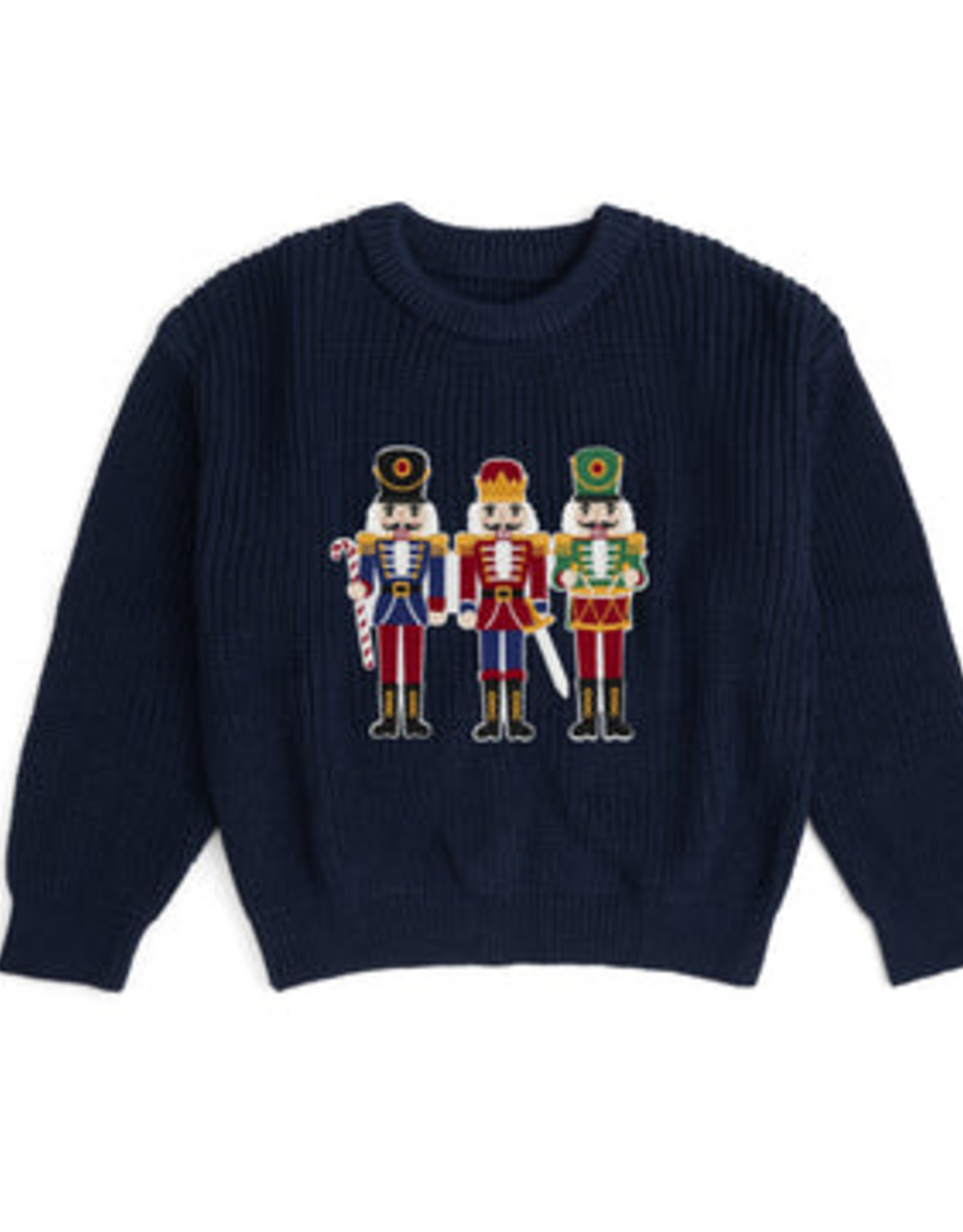 Nutcracker Patch Christmas Sweater