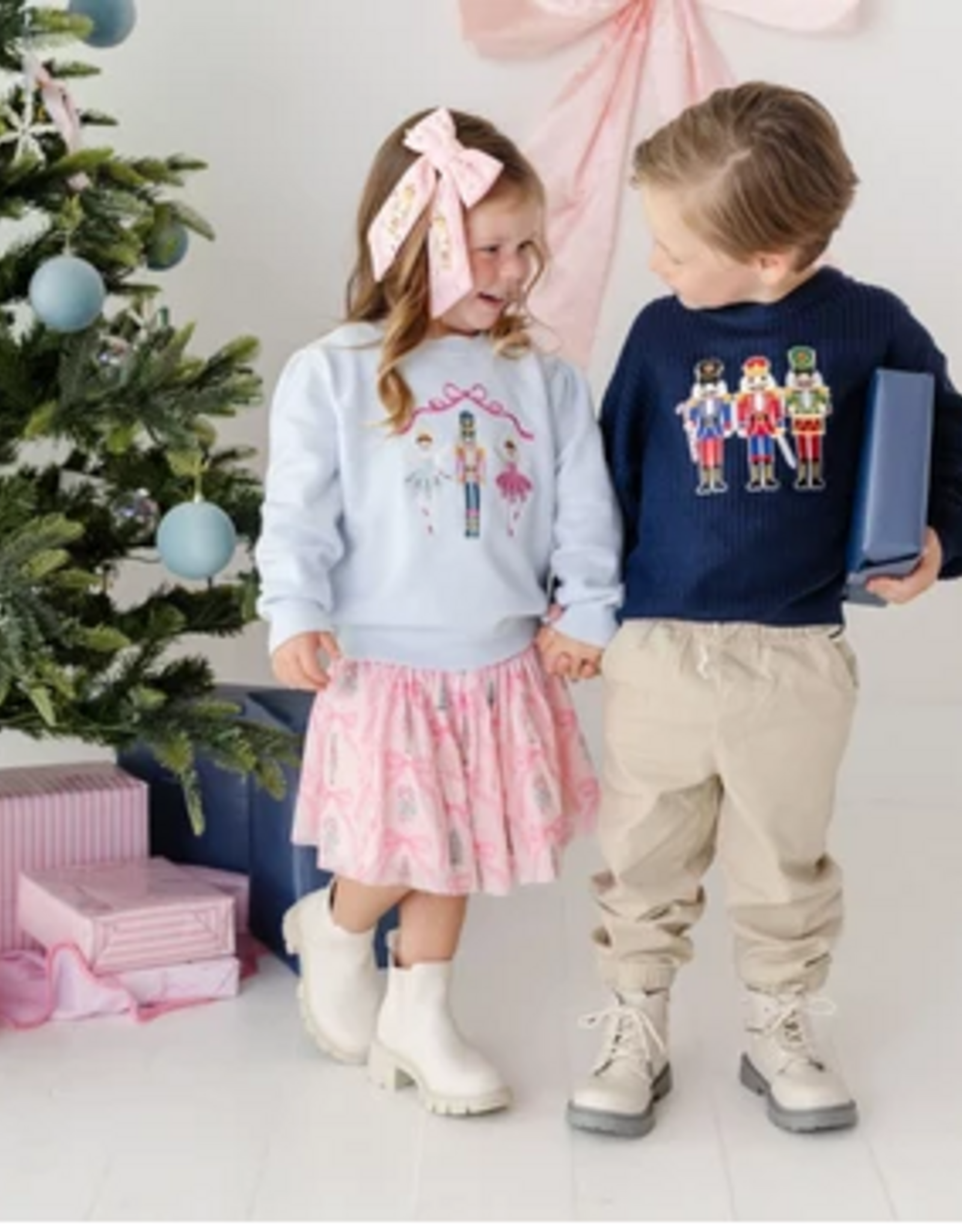 Nutcracker Patch Christmas Sweater
