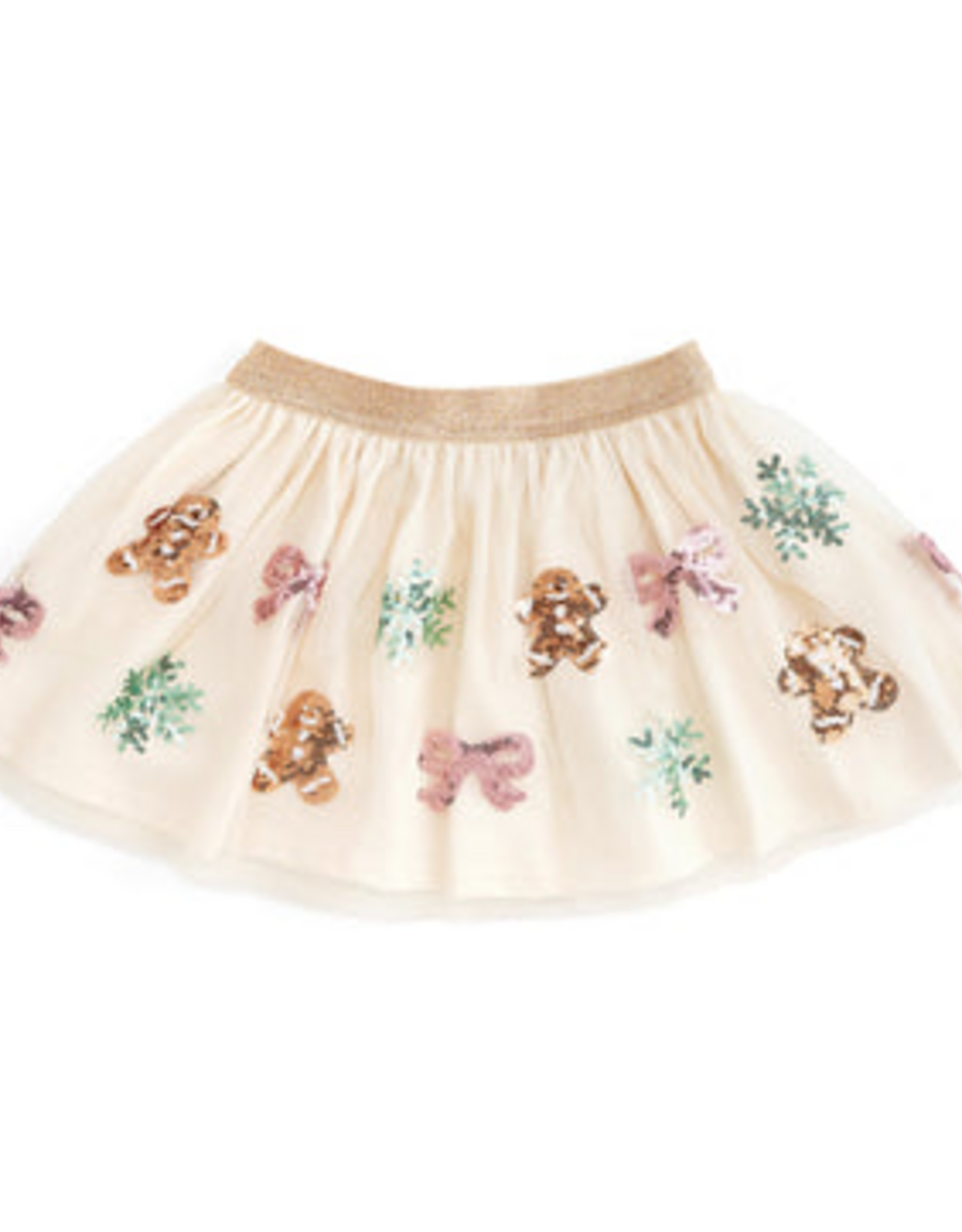 Gingerbread Sequin Tutu Skirt