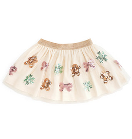 Gingerbread Sequin Tutu Skirt