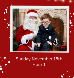 Santa Timeslot Sunday Nov. 15th Hour 1