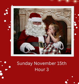 Santa Timeslot Sunday Nov. 15th Hour 3