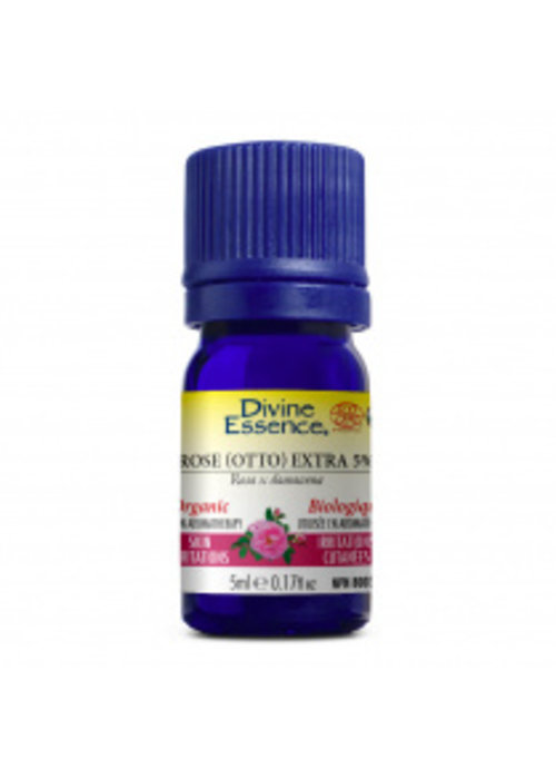 Divine essence Divine Essence - Huile essentielle bio - Rose Otto Extra 5% - 5ml