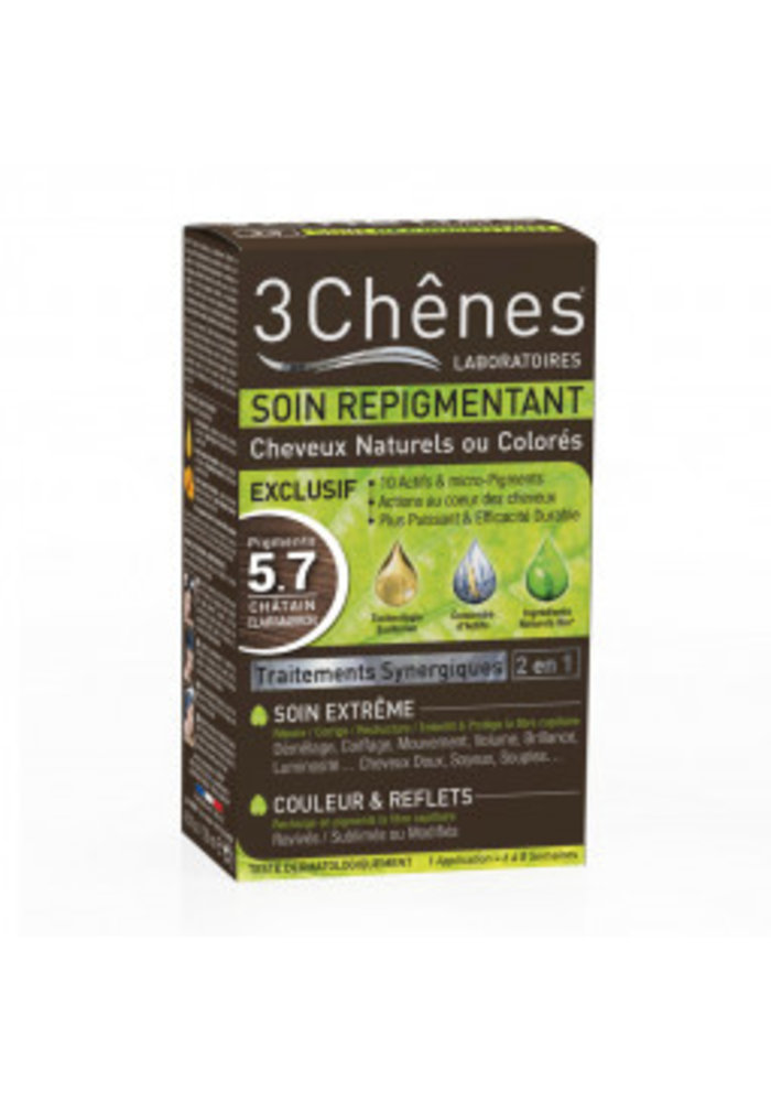 3 Chênes - Soin repigmentant 5.7 Châtain clair marron