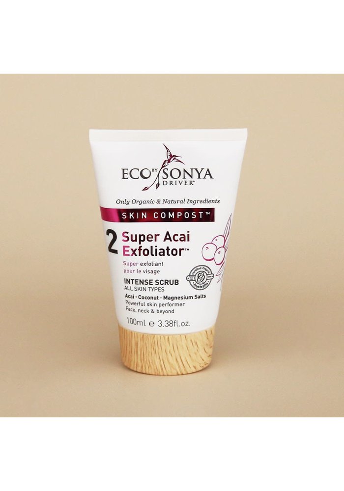 Eco by Sonya Driver - Super exfoliant pour le visage Acai ''Skin Compost'' 100ml