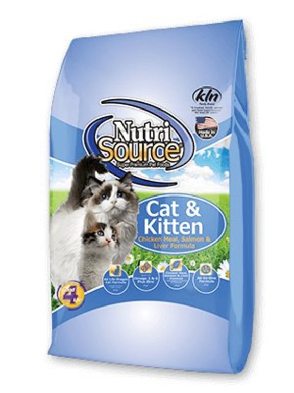 Nutrisource NutriSource Cat & Kitten Chicken Meal, Salmon & Liver Formula Dry Cat Food