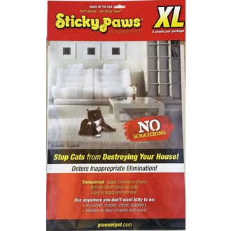 Pioneer Pet Products Pioneer Pet- Sticky Paws 10 XL Sheets, 5 count