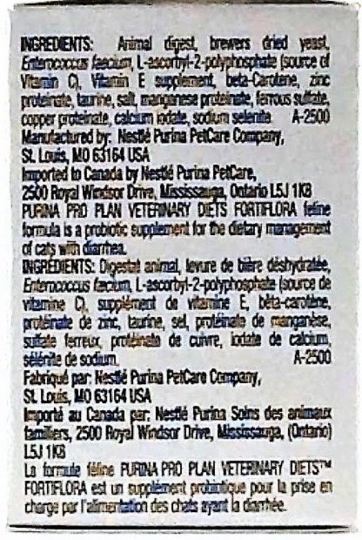 Purina Purina Pro Plan Veterinary Diets FortiFlora Probiotic Cat Supplement