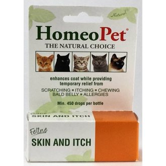 Homeopet HomeoPet Feline Skin & Itch Cat Supplement