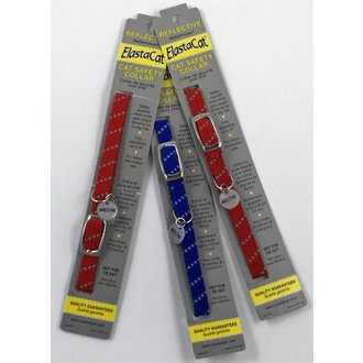 Coastal Pet ElastaCat Reflective Safety Stretch Cat Collar , 10-inch