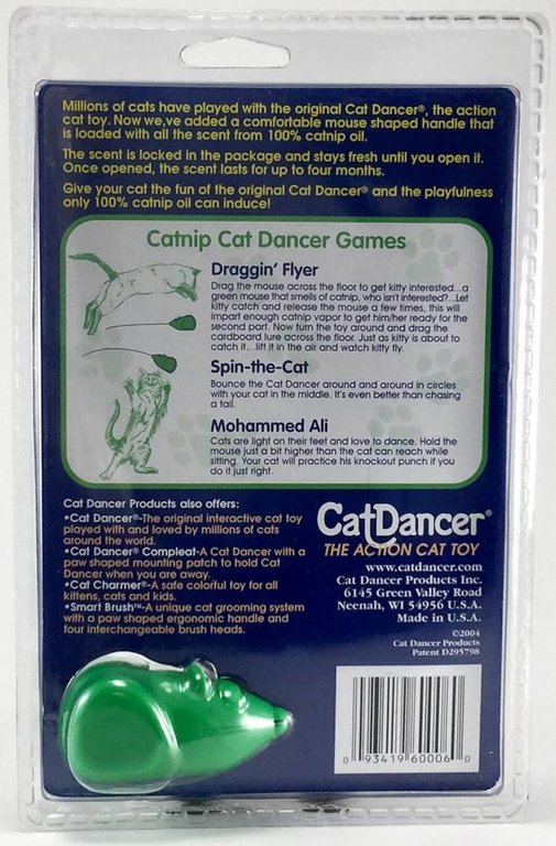 Cat Dancer CatDancer Catnip Loaded Mouse Cat Toy