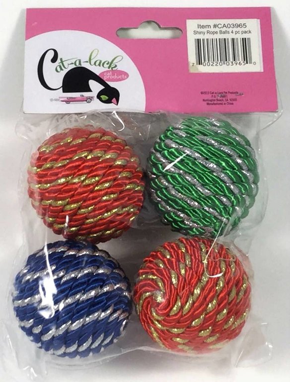 Cat-A-Lack Cat-A-Lack Shiny Metallic Rope ball