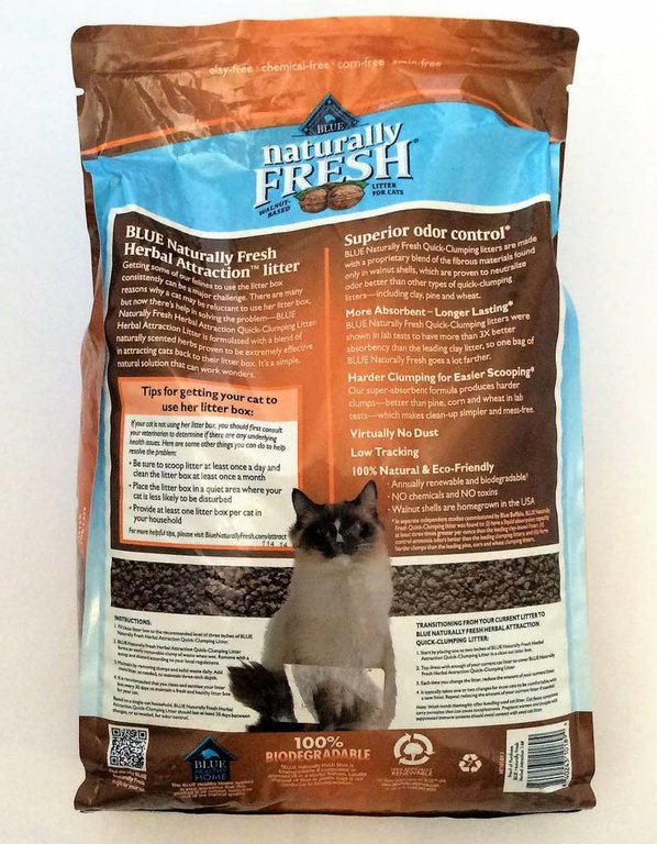 Blue Buffalo Blue Buffalo Naturally Fresh Walnut-Based Multi-Cat Quick-Clumping Cat Litter