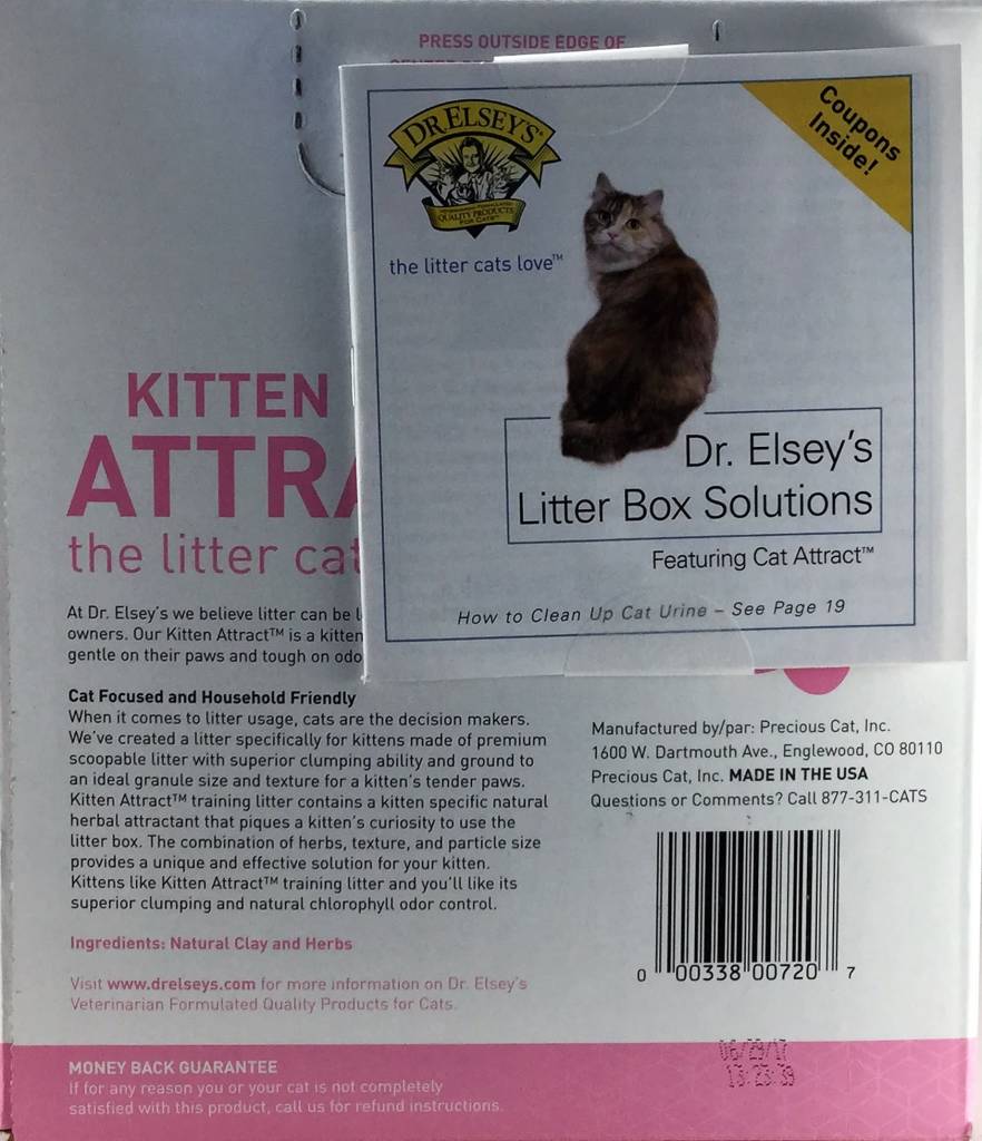 Dr. Dr. Elsey's Precious Cat Kitten Attract Training Cat Litter - Fur Cat's Sake