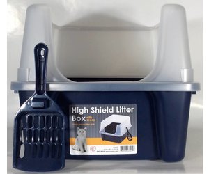 high shield litter box