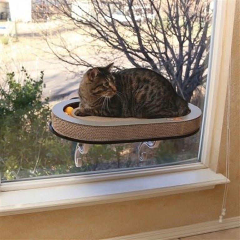 K&H Pet Products K&H Universal Mount Kitty Sill with Cardboard Track