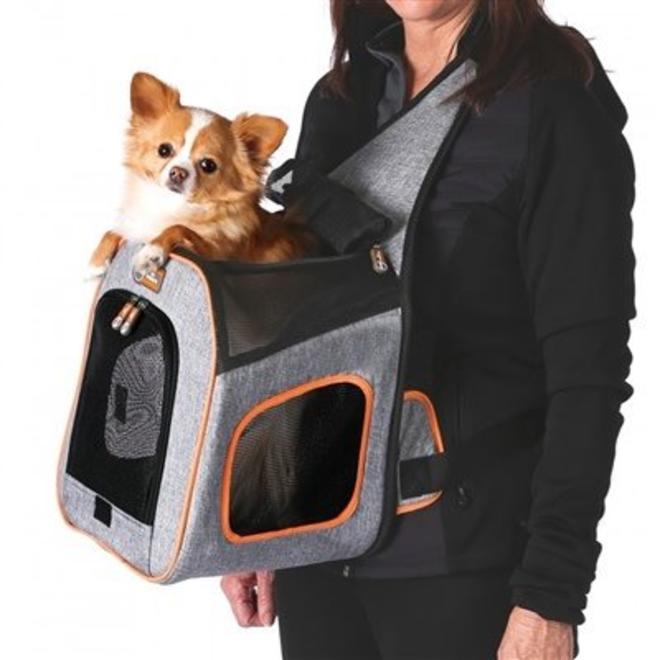 MidWest Day Tripper Gray Pet Backpack Carrier