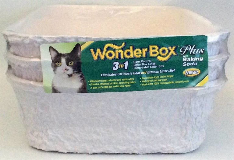 WonderBox Plus Disposable Litter Box, 3 Pk