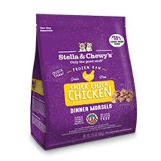 Stella & Chewy's Stella & Chewy's Chick Chick Chicken Dinner Raw Cat Food Morsels, 1.25 LB Stella & Chewy's Stella & Chewy's Chick Chick Chicken Dinner Raw Cat Food Morsels, 1.25 LB