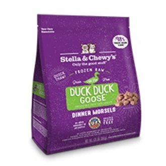Stella & Chewy's Stella & Chewy's Duck Duck Goose Dinner Raw Cat Food Morsels, 1.25 LB Stella & Chewy's Stella & Chewy's Duck Duck Goose Dinner Raw Cat Food Morsels, 1.25 LB