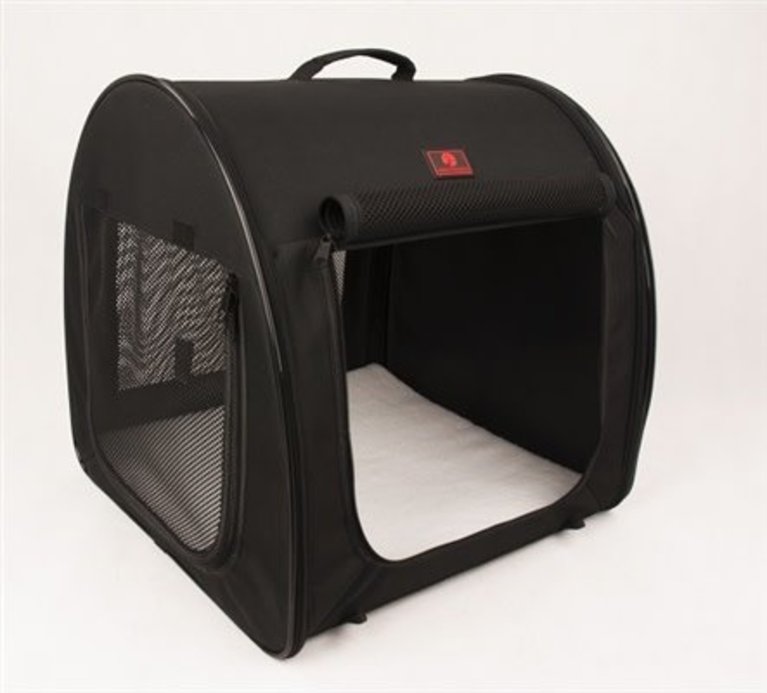 Unison Pet Supplies Fabric Portable Traveling Double Kennel