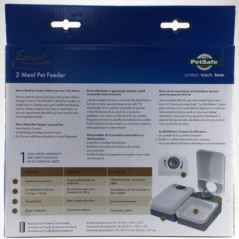 PetSafe PetSafe Eatwell 2-Meal Automatic Pet Feeder