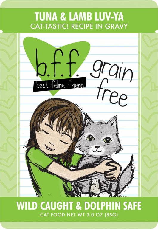 BFF BFF Tuna & Lamb Luv Ya Recipe in Gravy Grain-Free Cat Food 3-oz Pouch