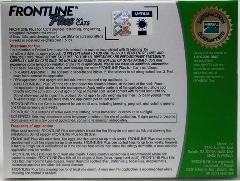 Frontline Frontline Plus Flea & Tick Treatment for Cats & Kittens