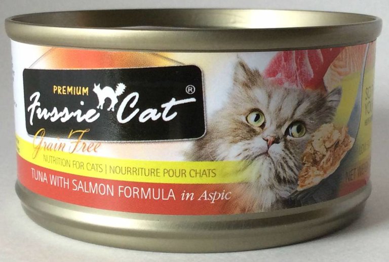 Fussie Cat Fussie Cat Premium Tuna with Salmon Formula in Aspic Grain-Free Canned Cat Food - 2.8 oz