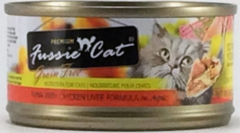 Fussie Cat Fussie Cat Premium Tuna with Chicken Formula in Aspic Grain-Free Canned Cat Food 2.82oz