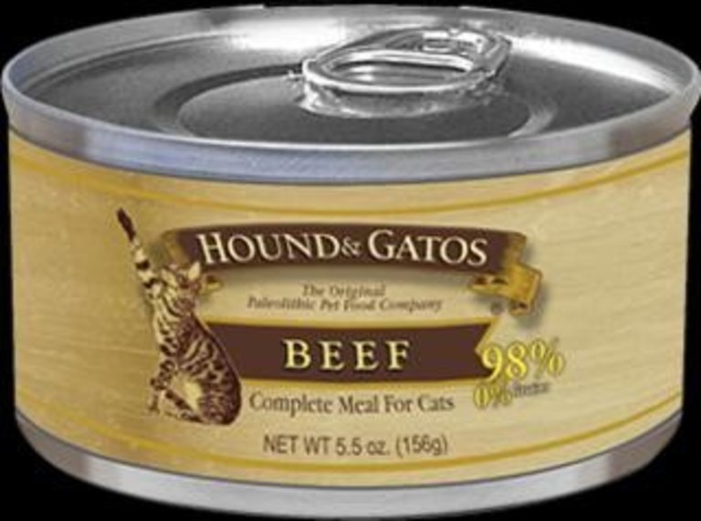 Hound & Gatos Hound & Gatos Beef Formula Grain-Free Canned Cat Food - 5.5 oz