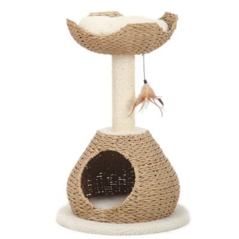 PetPals Group Woven Paper Rope Walk Up Furniture for Cats