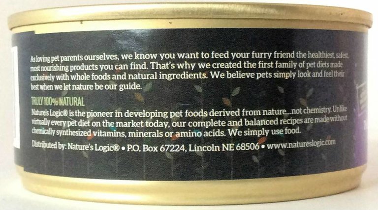 Nature's Logic Nature's Logic Feline Rabbit Feast Grain-Free Canned Cat Food - 5.5 oz