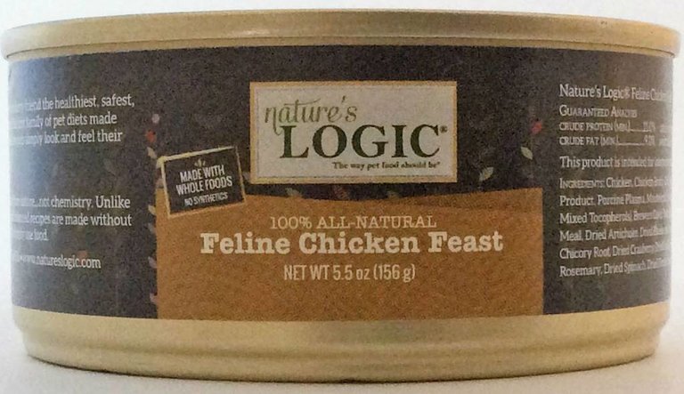 Nature's Logic Nature's Logic Feline Chicken Feast Grain-Free Canned Cat Food - 5.5 oz