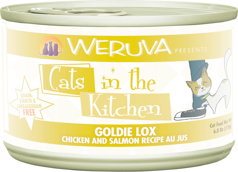 Weruva Weruva Cats in the Kitchen Goldie Lox Chicken & Salmon Au Jus Recipe Canned Cat Food