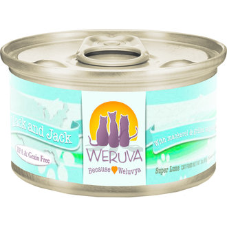 Weruva Weruva Mack & Jack with Mackerel & Grilled Skipjack Grain-Free Canned Cat Food