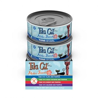 Tiki Cat Tiki Cat Aloha Friends Variety 12 Pack 3 oz