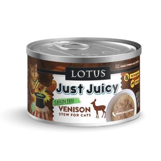 Lotus Lotus Just Juicy Venison Stew Grain-Free Canned Cat Food