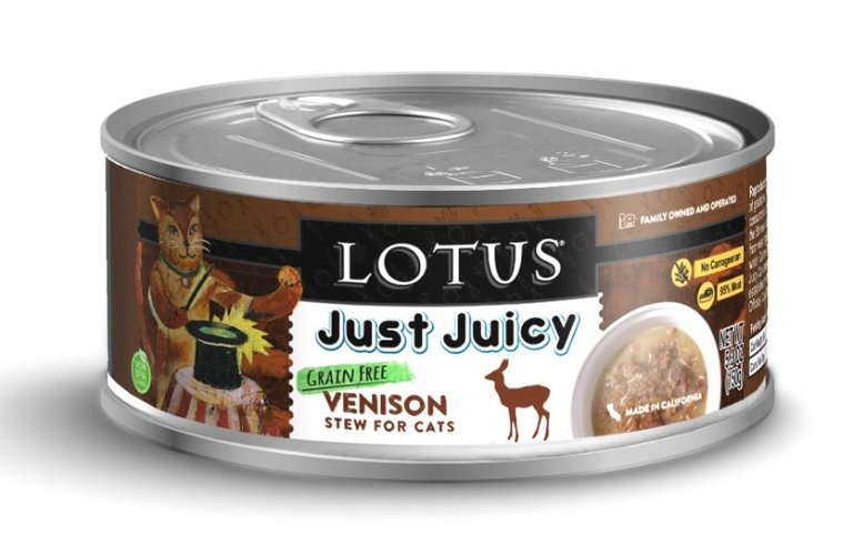 Lotus Lotus Just Juicy Venison Stew Grain-Free Canned Cat Food