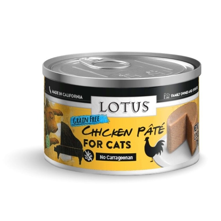 Lotus Lotus Chicken Pate Grain-Free Canned Cat Food