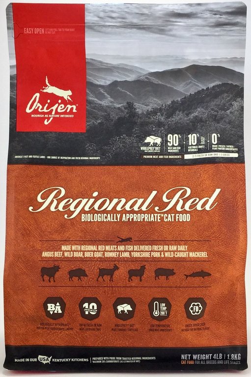 Orijen Orijen Regional Red Grain Free Dry Cat Food