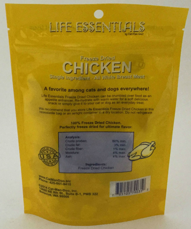 Cat Man Doo Cat Man Doo Life Essentials Freeze-Dried Chicken Cat Treats 5oz