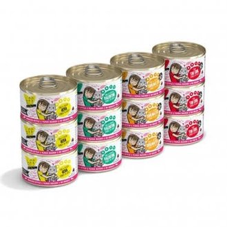 Weruva Weruva BFF Original Batch O Besties Can Variety Pack 3oz Wet Cat Food Weruva Weruva BFF Original Batch O Besties Can Variety Pack 3oz Wet Cat Food