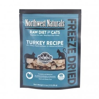 Northwest Naturals Northwest Naturals Freeze Dried Raw Turkey Cat Treats 4oz.