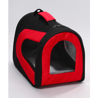 Pet Life Pet Life Red and Black 'Sporty' Pet Carrier Medium